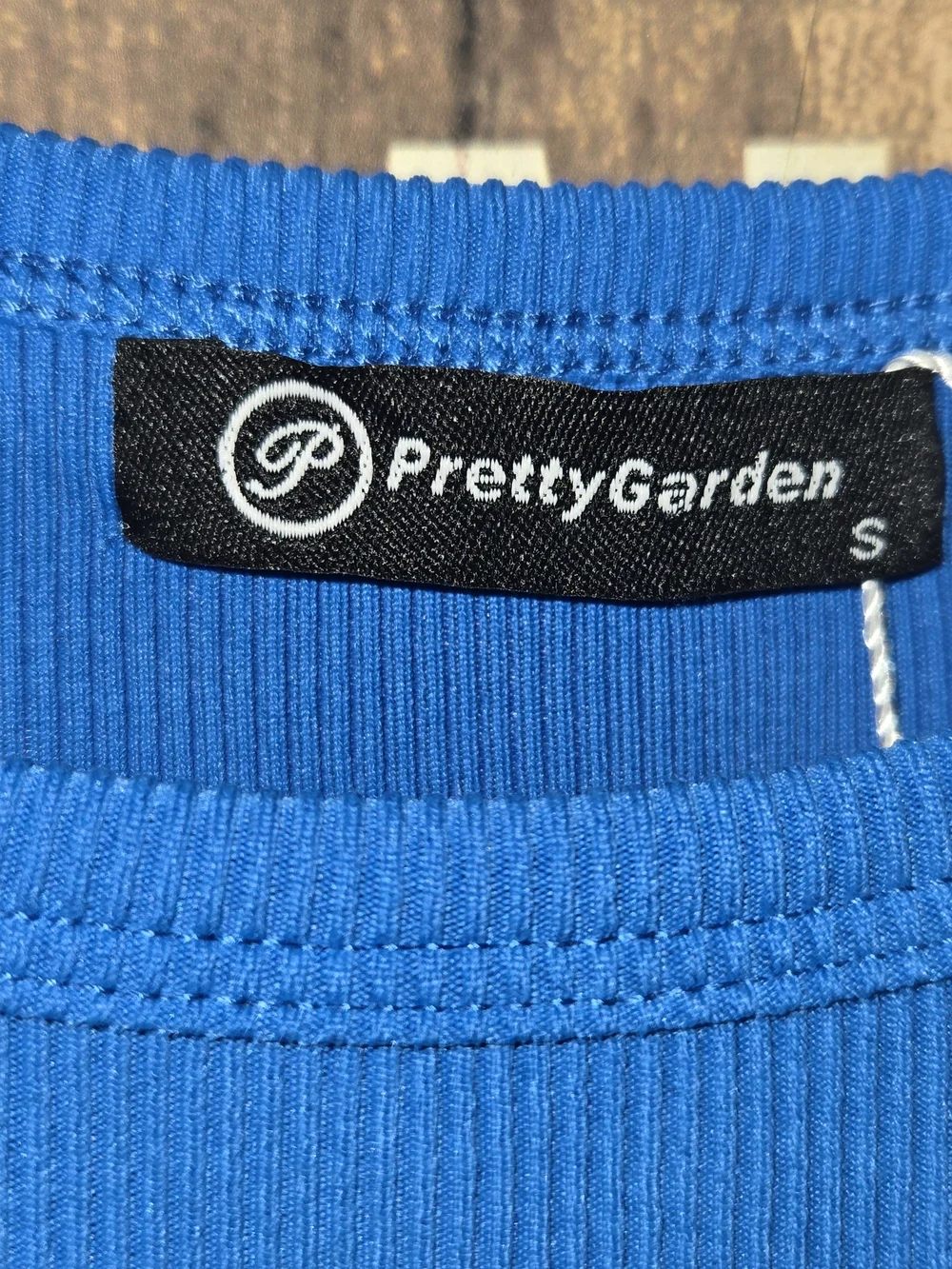 NWT Sleeveless Ribbed Midi Dress in Royal Blue, Womens Size Small. - Picture 4 of 7